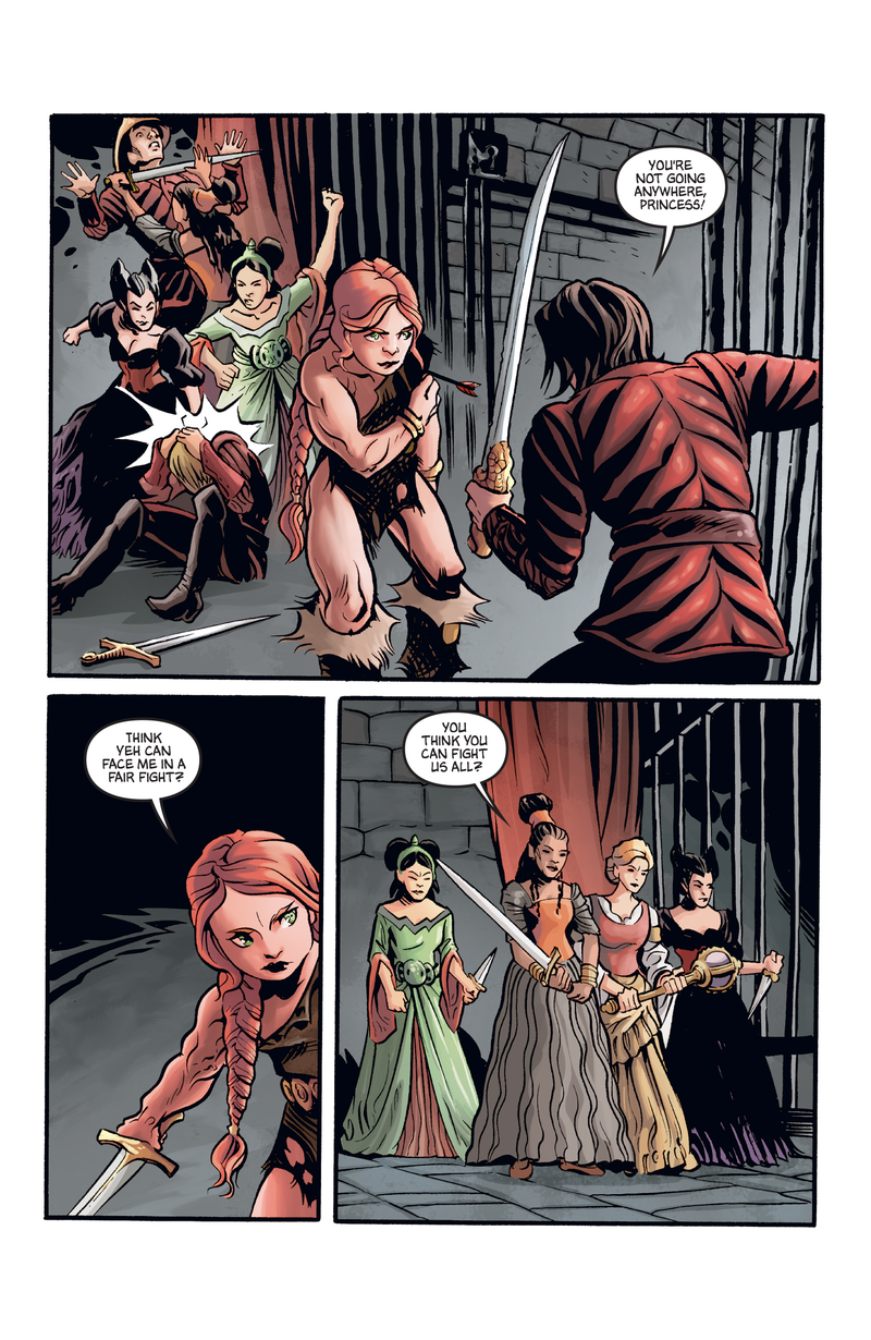 Illustration for article titled Exclusive Oni preview: Damsels cause the distress in Princess Ugg #8